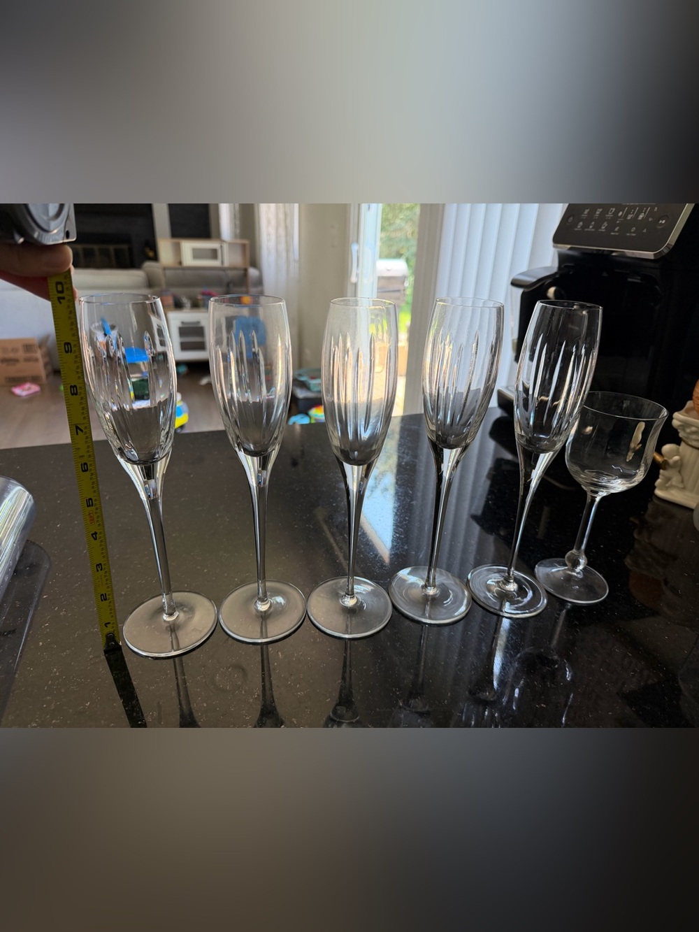 Mikasa Arctic Lights Champagne Flute - Faceted Crystal Stemware